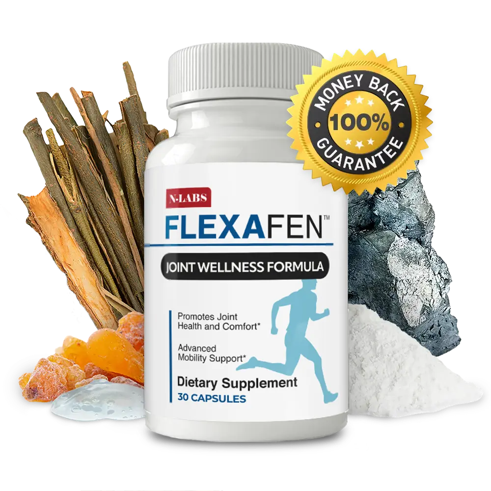 Flexafen three bottles plus ingredients